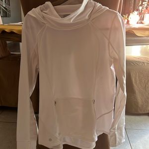 Athleta White Hoodie